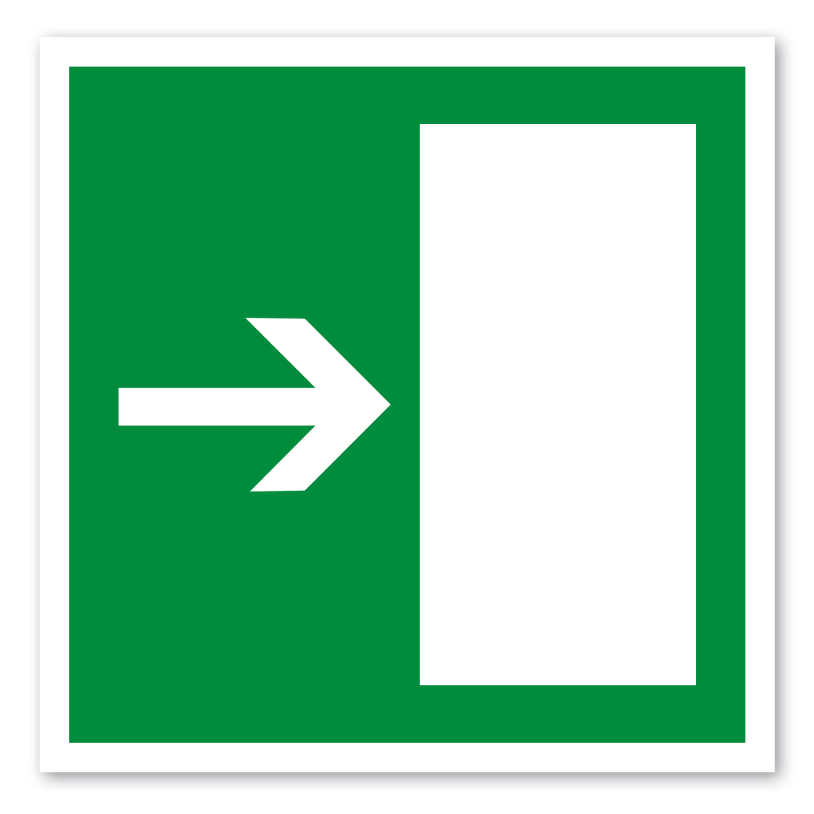 Rettungszeichen Rettungsweg rechts