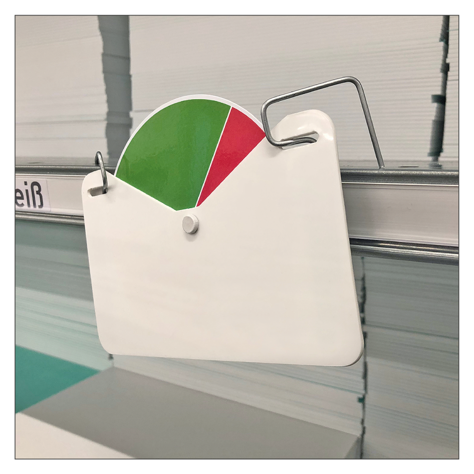 ONK - Ampelrad zur Lagerbestandskennzeichnung - Drahtbügel