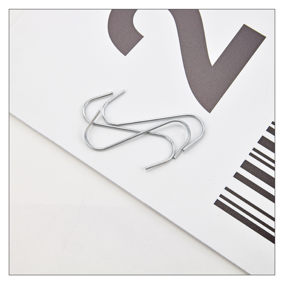 S-Haken zur einfachen Artikelbefestigung – symetrisch