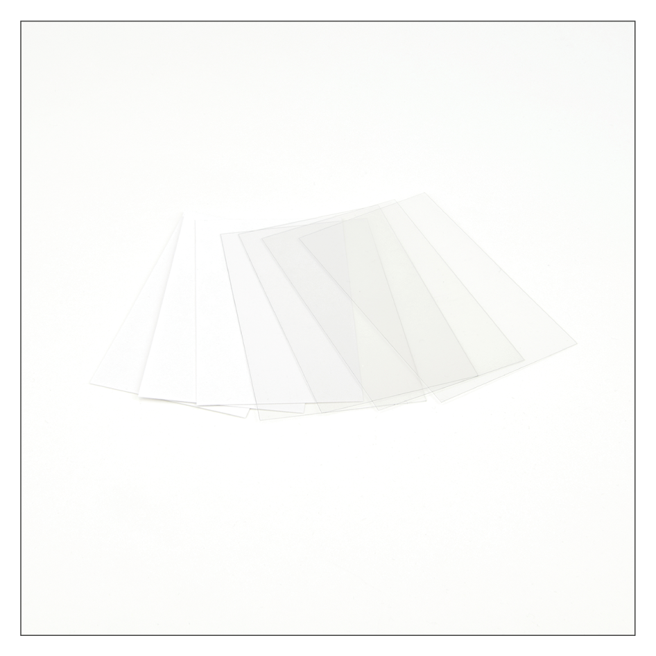 Selbstklebende Etikettenhalter im C-Profil - Einstecketiketten