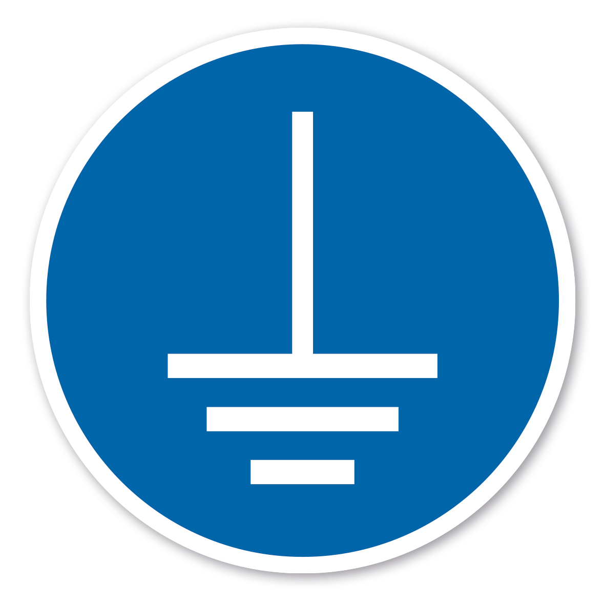 Gebotszeichen Vor Benutzung erden – ISO 7010 - M005