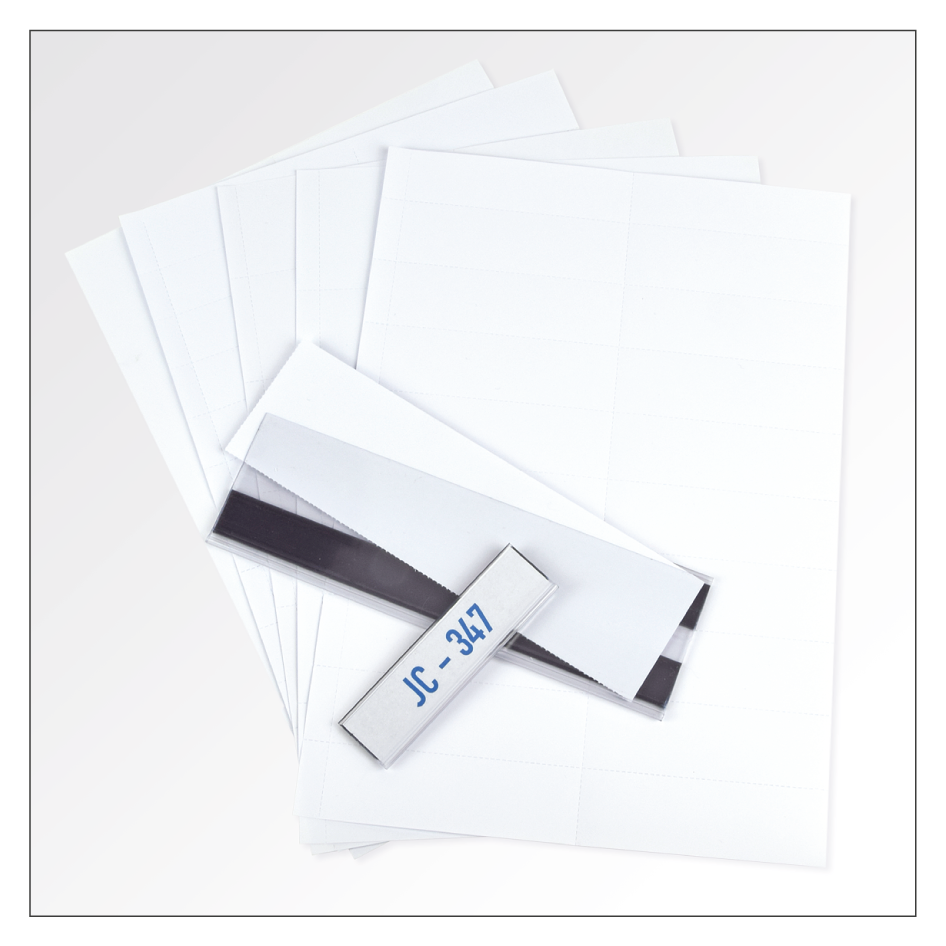 Perforierte Einstecketiketten