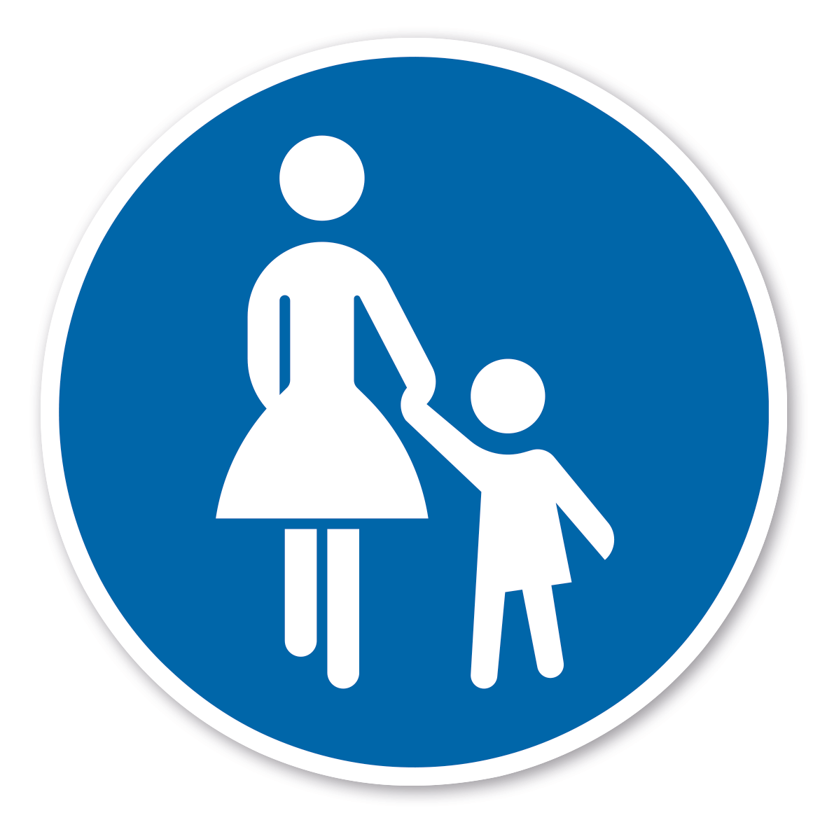 Verkehrsschild Sonderweg Fußgänger – VZ 239