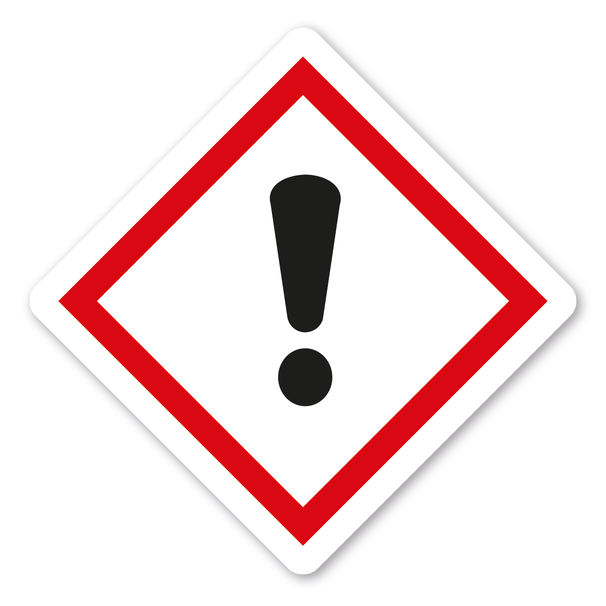 Gefahrgutzeichen Ausrufezeichen - Achtung - GHS-07