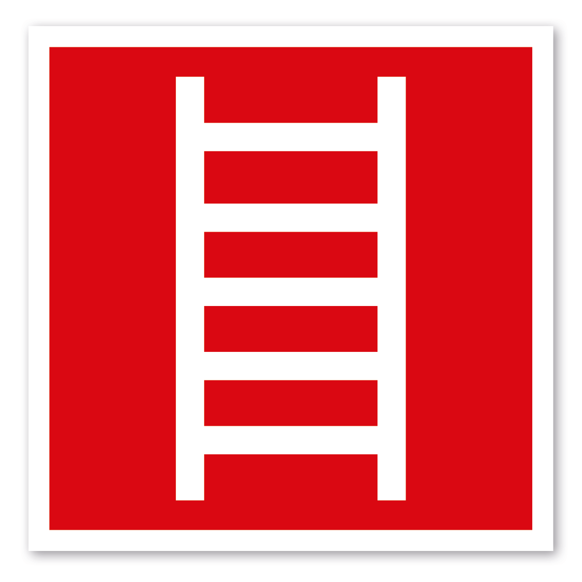 Brandschutzzeichen Leiter - BGV A8 - F04