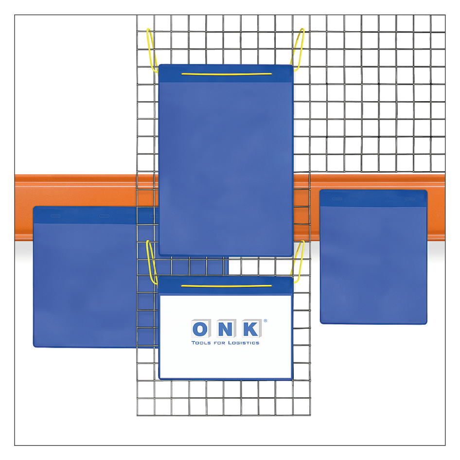 Einstecktasche / Dokumententasche – blau