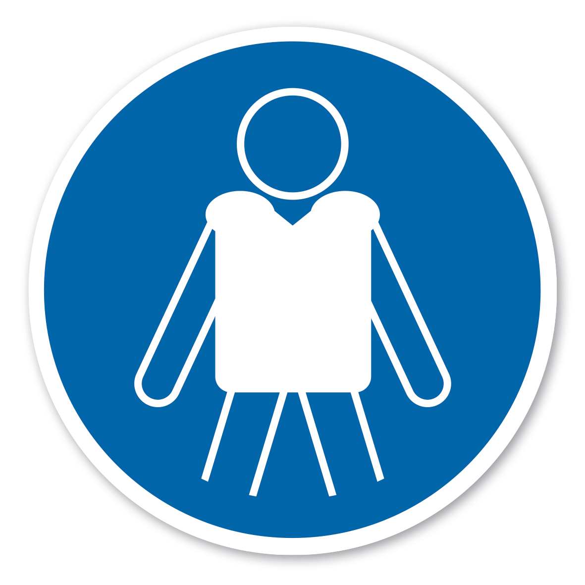 Gebotszeichen Rettungsweste benutzen – ISO 20712-1 - WSM001