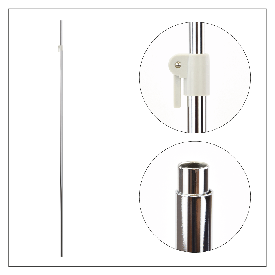 Stahlrohr XXL – 1050 - 1900 mm – Artikel