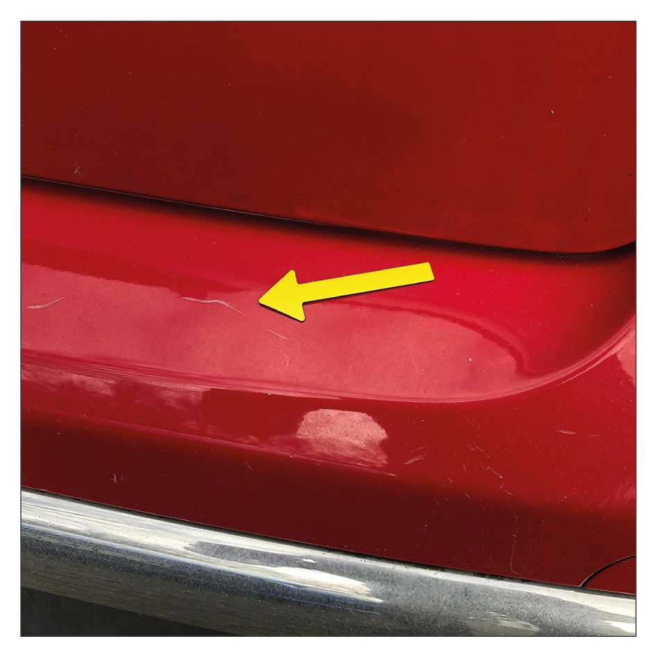 Magnetpfeile zur Schadensmarkierung – Anwendung