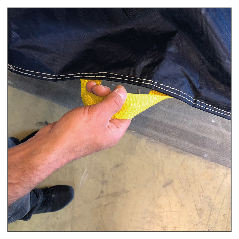 Wertstoffsack zum Aufhängen - Tragegriff unten