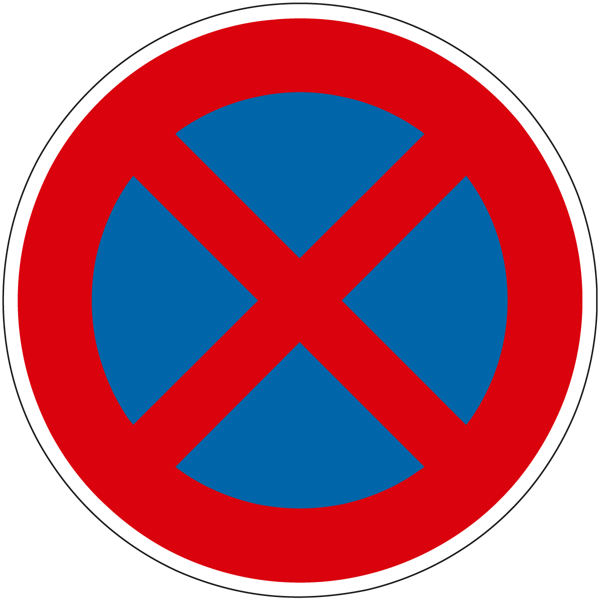 Verkehrsschild Absolutes Halteverbot