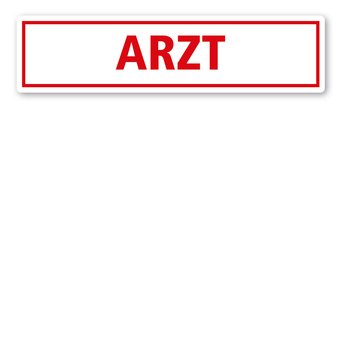 KFZ - Magnetschild Arzt