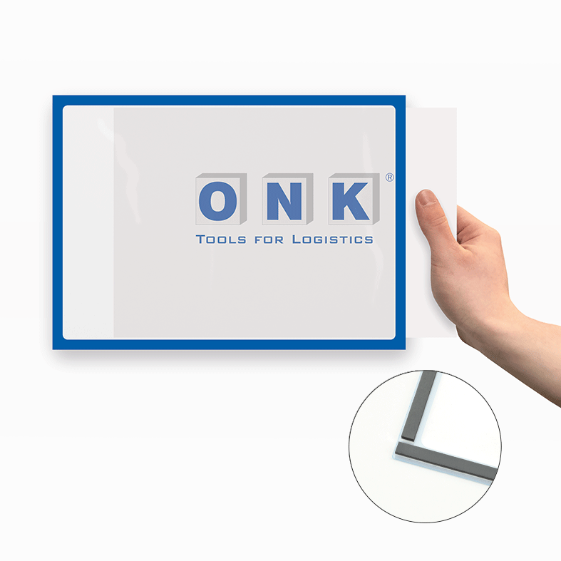 Kennzeichnungsrahmen - magnetisch, zur Dokumentenpräsentation