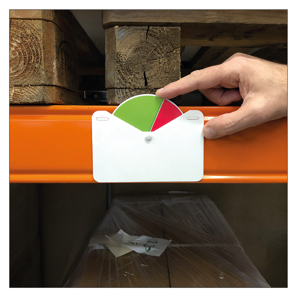 ONK - Ampelrad zur Lagerbestandskennzeichnung - drehen